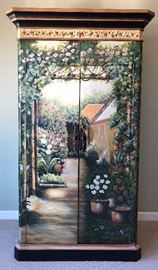 Hand Painted Cabinet