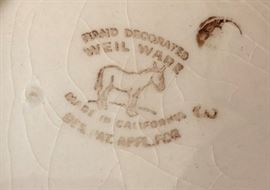 Weil Ware Hand Decorated