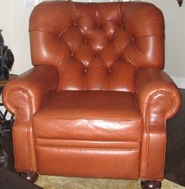 Italian leather chair