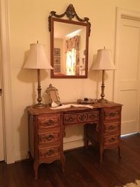 Vintage French Provincial Vanity 