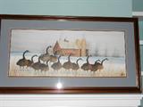 "Country Chorus" signed print by
P Buckley Moss (388 of 1000 - provenance)