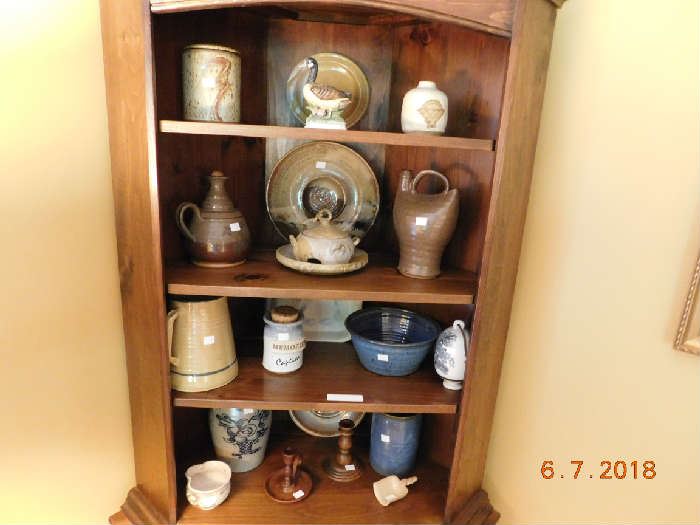 Hand thrown pottery.