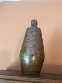 Pottery decanter 