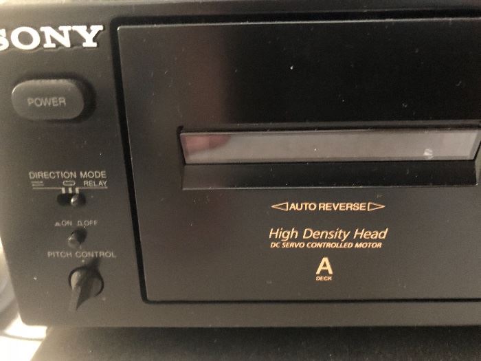 Sony Dual Stereo Cassette Deck