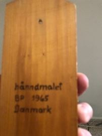 Handmalet Made in Danmark 1965