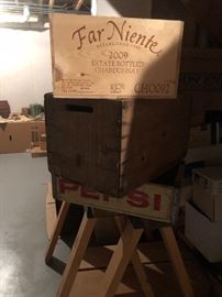 WIne Boxes and horses