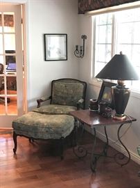 Chair and Ottoman 