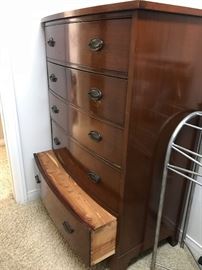 Bow Front Dresser w Cedar Drawer