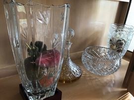 Waterford and Tiffany Crystal