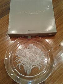 Hoya crystal floral plate