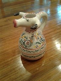 Whimsical painted creamer