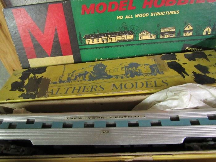 Mather Model Train Cars and Structures