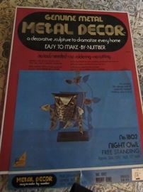 Retro Make Your Own Metal Sculpture Kit (lookout C. Jere)