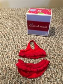 American Girl Red Bathing Suit