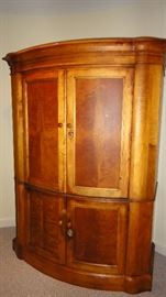 Large oval shape armoire