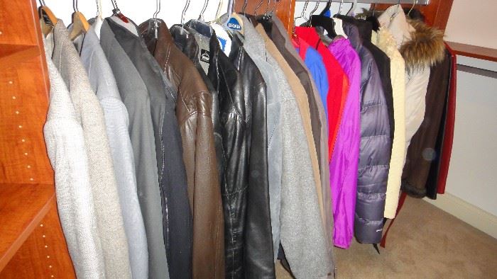 Men's Blazers/Jackets, Men's Coats, Women's Coats 