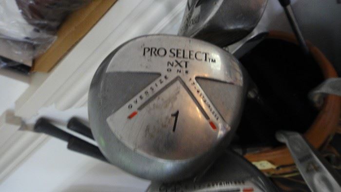 Pro select NXT driver and Iron set, golf clubs
