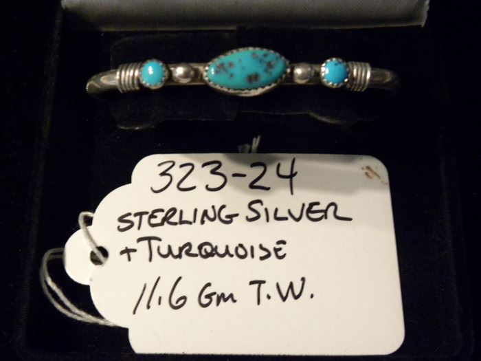 Sterling Silver & Turquoise Bracelet