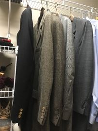 Suits from Oak Hall and Dillards