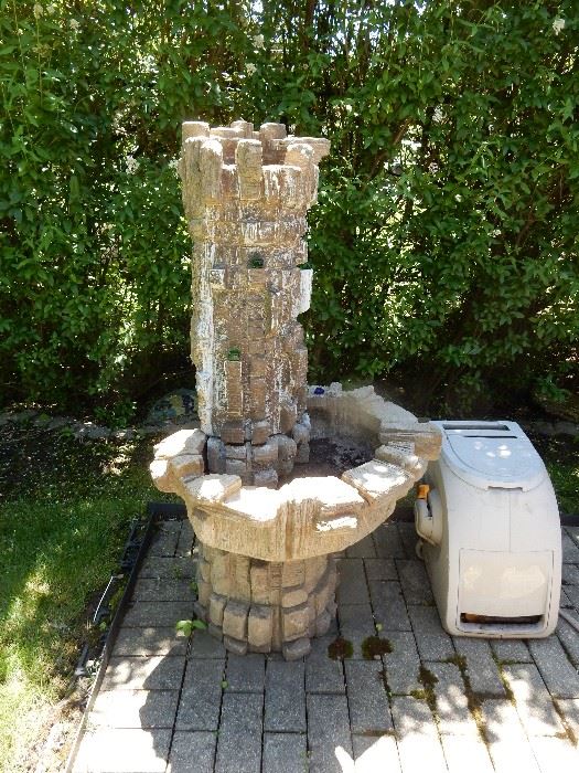 Patio furnishing, fountains, and statuary will also be available. This flagstone fountain is unique and stunning. BUY IT NOW $300.00