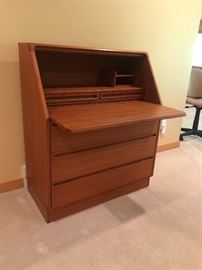 Another Drop Leaf Teak Desk with Drawers.  1 of 2 different styles