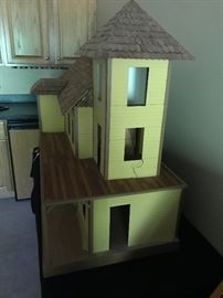 1970's Doll House and tons of items and furniture too