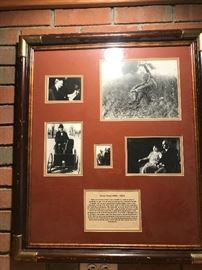 Henry Ford collage with photograph.  This piece was hanging in "Bills Dills" in Traverse City Michigan prior 1990 stated on backside