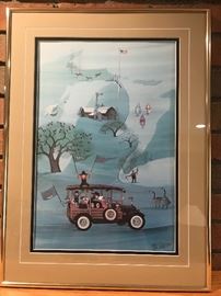 MSU vs MICHIGAN signed and numbered