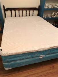 FULL SIZE BED - ALSO HAVE 2 MEMORY FOAM TOPPERS