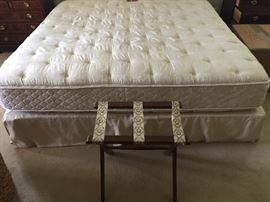 King size mattress and box springs. 