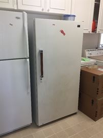 Upright freezer.