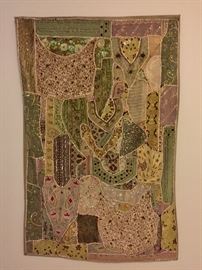 Indian textile wall hanging.