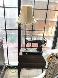 Singer Sewing Machine Lamp!
