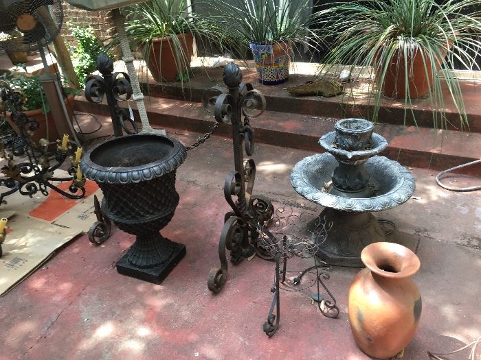 Pots, Urns and Fabulous Oversized Andirons