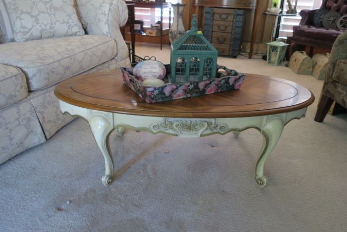 Vintage French Provincial style coffee table