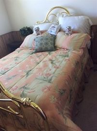 Full Size Brass Bed