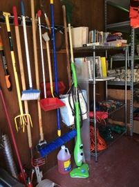 Yard tools, cleaning equipment