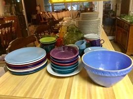 McCoy, Fiestaware, retro glass & dishes