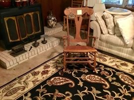 Oak rocker