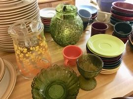 Glass & Fiestaware