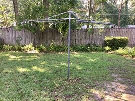 Clothes line— you dig up😊