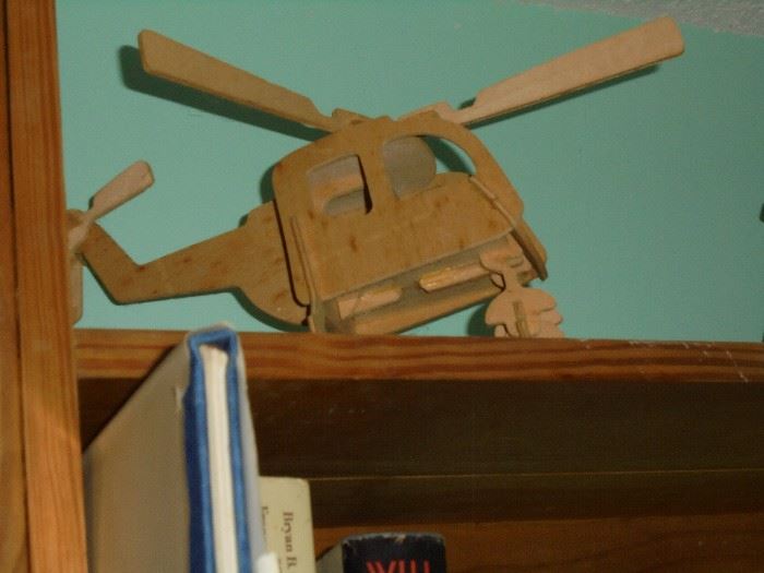 Wood craft helicopter 