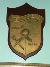 RARE plaque:  USS Montrose LPA 212