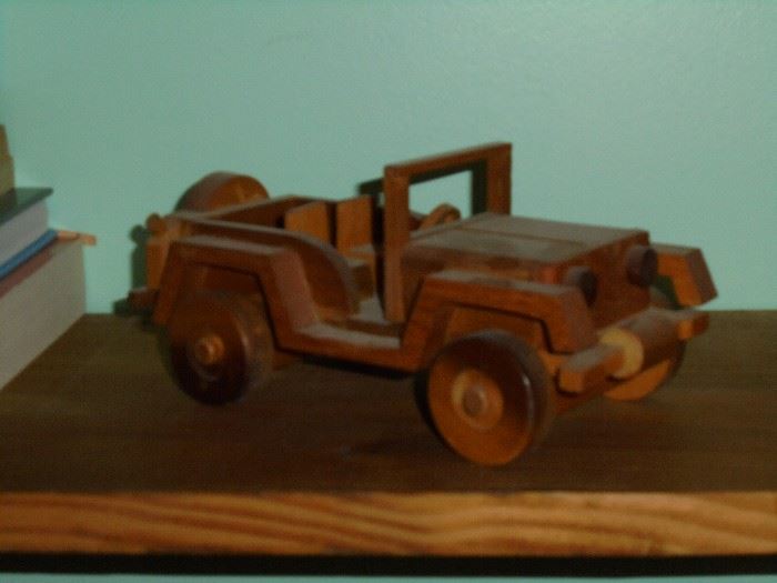 wood craft Jeep