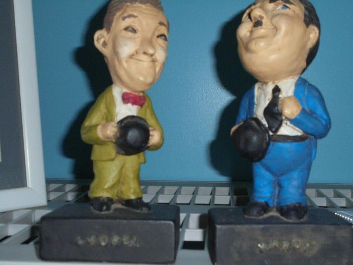 Laurel & Hardy cast figurines