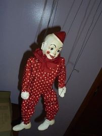 RARE Hazelle's Marionettes - TETO clown #801