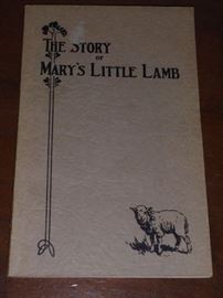 Mary's Little Lamb book vintage