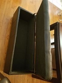 LEATHER CHEST FOR STORAGE