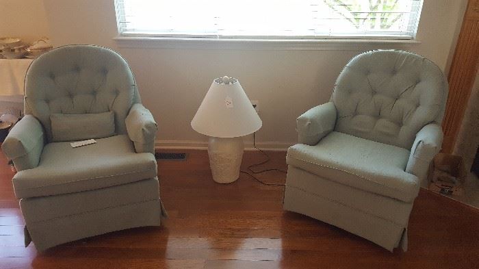 $25 each  Green Comfy chairs