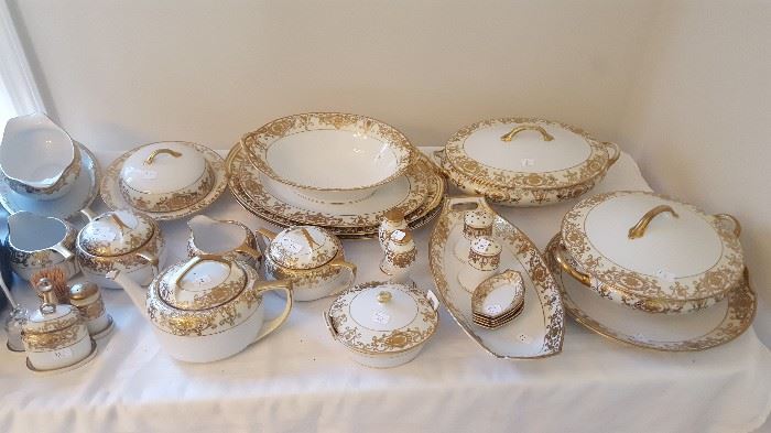 Noritake china, $400 for entire set.  12 place settings